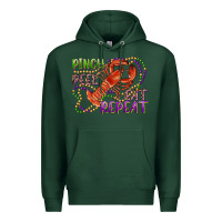Sports Green pinch peel eat repeat crawfish Premium Hoodie - RanaPortraitStore