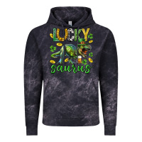 Cloud Black Lucky saurus st.patricks day Vintage Hoodie - Neo Western