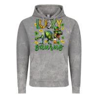 Cloud Rock Lucky saurus st.patricks day Vintage Hoodie - Neo Western
