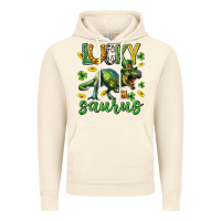 Vintage Artic Lucky saurus st.patricks day Vintage Hoodie - Neo Western