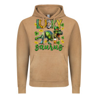 Vintage Camel Lucky saurus st.patricks day Vintage Hoodie - Neo Western