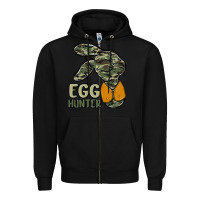 Black egg hunter Zipper Hoodie - MaliasSmallBusiness