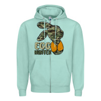 Seafoam egg hunter Zipper Hoodie - MaliasSmallBusiness