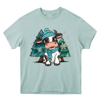 Arona winter i'm udderly freezing baby cow Heavy Core Tee - MaliasSmallBusiness