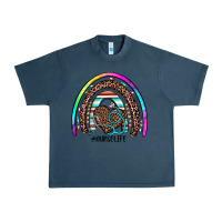Midnight Navy nurse life rainbow Urban Heavy Tee - JahusDesignShop