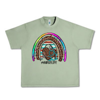Oil Green nurse life rainbow Urban Heavy Tee - JahusDesignShop