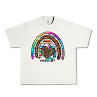 Pistachio nurse life rainbow Urban Heavy Tee - JahusDesignShop