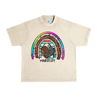 Sandshell nurse life rainbow Urban Heavy Tee - JahusDesignShop
