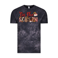 Cloud Black tis the season american football little debbie tree cakes Vintage Tee - JahusDesignShop