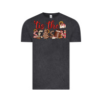 Vintage Black tis the season american football little debbie tree cakes Vintage Tee - JahusDesignShop