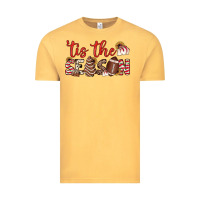 Vintage Mustard tis the season american football little debbie tree cakes Vintage Tee - JahusDesignShop