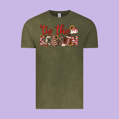 Tis The Season American Football Little Debbie Tree Cakes Vintage Tee Designed By Jahusdesignshop