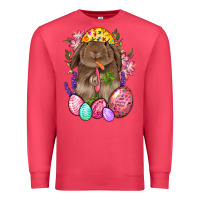 Cardinal Rabbit And Carrot Easter Premium Sweatshirt - BundleAndBundleShop