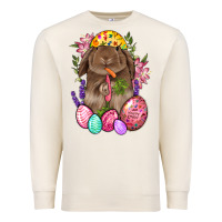 Sandshell Rabbit And Carrot Easter Premium Sweatshirt - BundleAndBundleShop