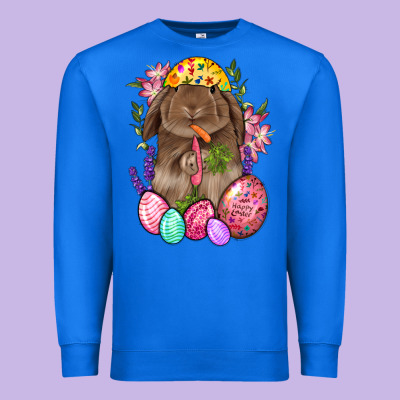 Rabbit And Carrot Easter Premium Sweatshirt Designed By Bundleandbundleshop