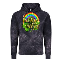 Cloud Black Lucky vibes st. patricks day Vintage Hoodie - Neo Western