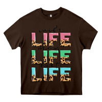 Wife Life Mom Life Best Life Heavy Core Tee | Teevron