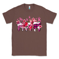 Chestnut cancer ribbon with teeth Classic Tee - AdoDesignShop