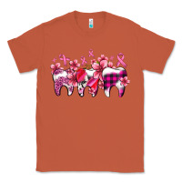 Copper cancer ribbon with teeth Classic Tee - AdoDesignShop