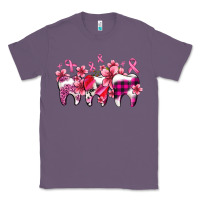 Lavender cancer ribbon with teeth Classic Tee - AdoDesignShop