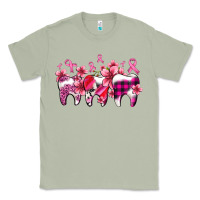 Matcha cancer ribbon with teeth Classic Tee - AdoDesignShop