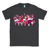 Smoke cancer ribbon with teeth Classic Tee - AdoDesignShop