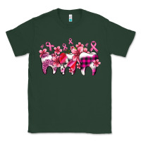 Sports Green cancer ribbon with teeth Classic Tee - AdoDesignShop