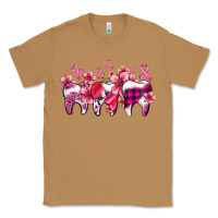 Toasted Coconut cancer ribbon with teeth Classic Tee - AdoDesignShop