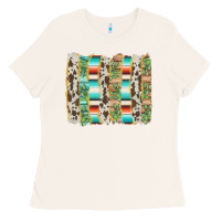 Bone western brushstroke Ladies Tee - AdoDesignShop