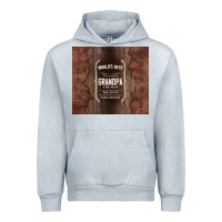 Heather Grey world's best grandpa Urban Hoodie - TumblerDesignByShophia