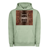 Pigment Oil Green world's best grandpa Urban Hoodie - TumblerDesignByShophia