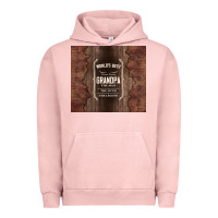 Pigment Salmon world's best grandpa Urban Hoodie - TumblerDesignByShophia