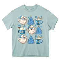 Arona santa claus doodles christmas Heavy Core Tee - MaliasSmallBusiness
