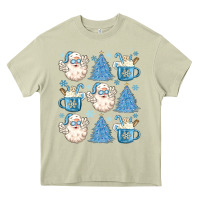 Mossy santa claus doodles christmas Heavy Core Tee - MaliasSmallBusiness