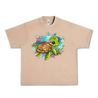 Burro ocean with turtle Urban Heavy Tee - AdoDesignShop