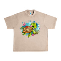French Oak ocean with turtle Urban Heavy Tee - AdoDesignShop