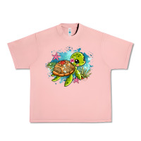 Salmon ocean with turtle Urban Heavy Tee - AdoDesignShop