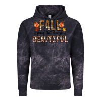 Cloud Black Fall Vintage Hoodie - CowhideDigitalArt