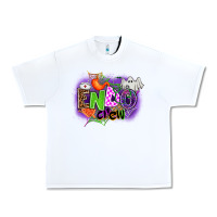 White endo crew Urban Heavy Tee - AdoDesignShop