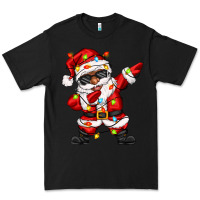 Black afro dabbing santa Premium Tee - Zillion Design Studio