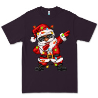 Plum afro dabbing santa Premium Tee - Zillion Design Studio