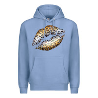 Colony Blue Cheetah Lips Premium Hoodie - Bettercallsaul