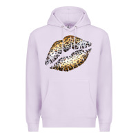 Lilac Cheetah Lips Premium Hoodie - Bettercallsaul