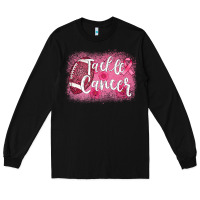 Black tackle cancer football leopard Long Sleeve Tee - AdoDesignShop