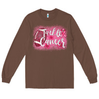 Chestnut tackle cancer football leopard Long Sleeve Tee - AdoDesignShop