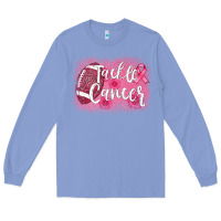 Colony Blue tackle cancer football leopard Long Sleeve Tee - AdoDesignShop