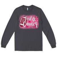 Smoke tackle cancer football leopard Long Sleeve Tee - AdoDesignShop