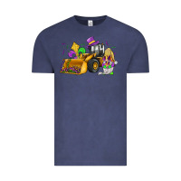 Vintage Denim mardi gras gnome bulldozer Vintage Tee - JahusDesignShop