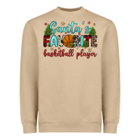 Mushroom santa s favorite basketball player Heavyweight Sweatshirt - JahusDesignShop
