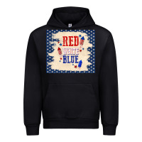 Black red white blue Urban Hoodie - TumblerDesignByShophia
